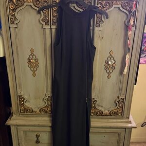 Armani Exchange Black Backless Dress